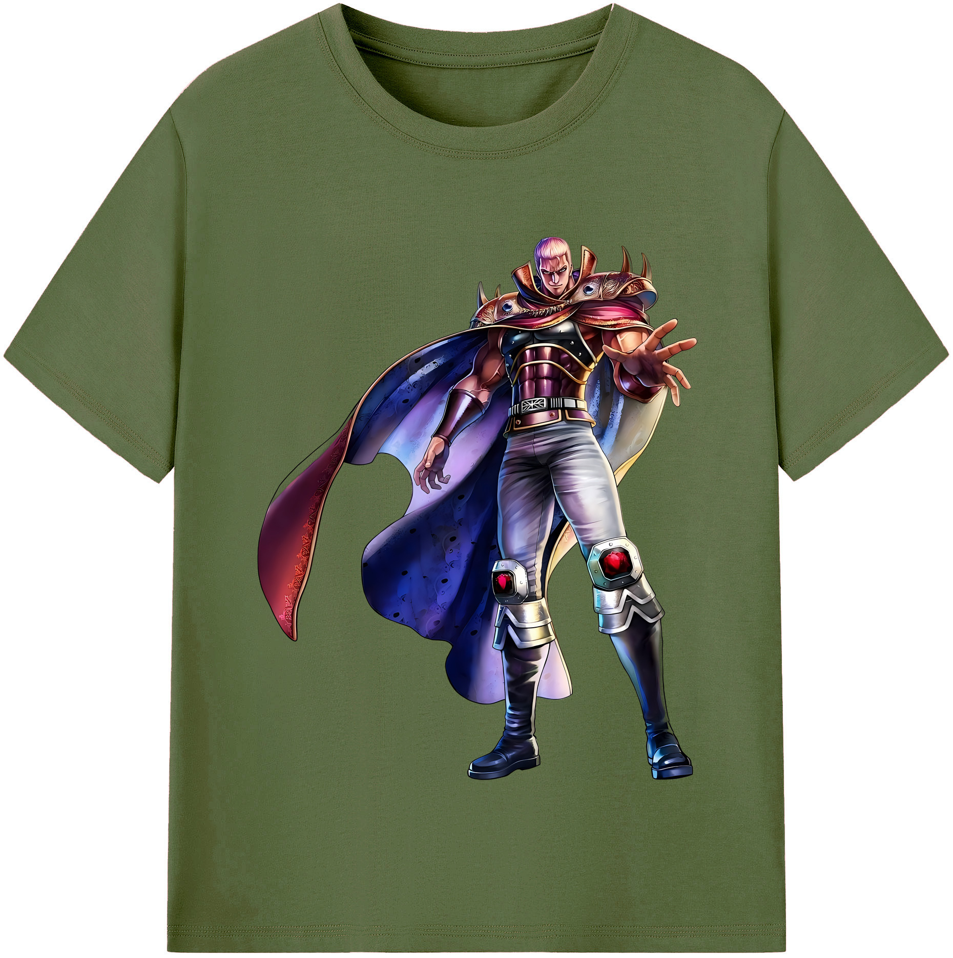 （画像用） 北斗の拳 Fist of the North Star 綿100％半袖Tシャツ（フロントプリント）